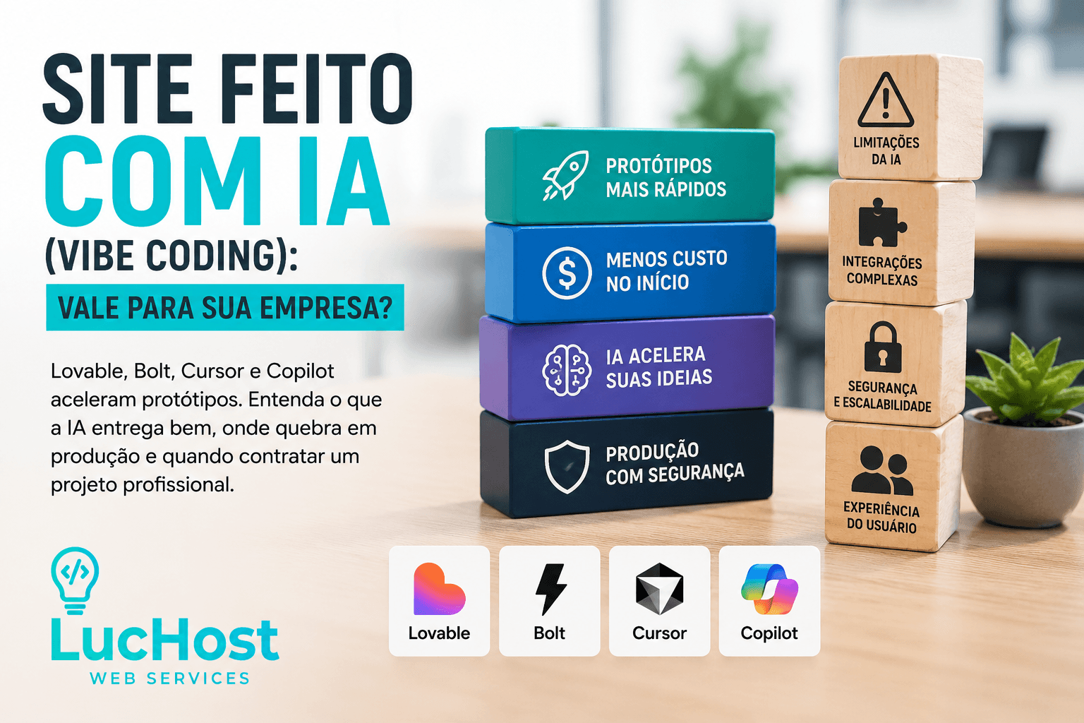 Site feito com IA (vibe coding): vale para sua empresa